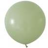 Lateksowe okrągłe Balony Beauty&Charm, pastelowe, szaro-zielone 24"/ 2 szt.