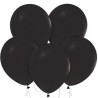 Lateksowe klasyczne Balony Beauty&Charm, pastelowe, czarne 18" / 5 szt.