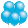 Lateksowe klasyczne Balony Beauty&Charm, metaliki jasnoniebieskie 12"/ 10 szt.