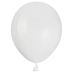 Lateksowe klasyczne Balony A50 pastel 5" - białe 100 szt.
