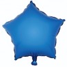 Balon foliowy niebieski w kształcie gwiazdy, 14"- 36 cm /1szt