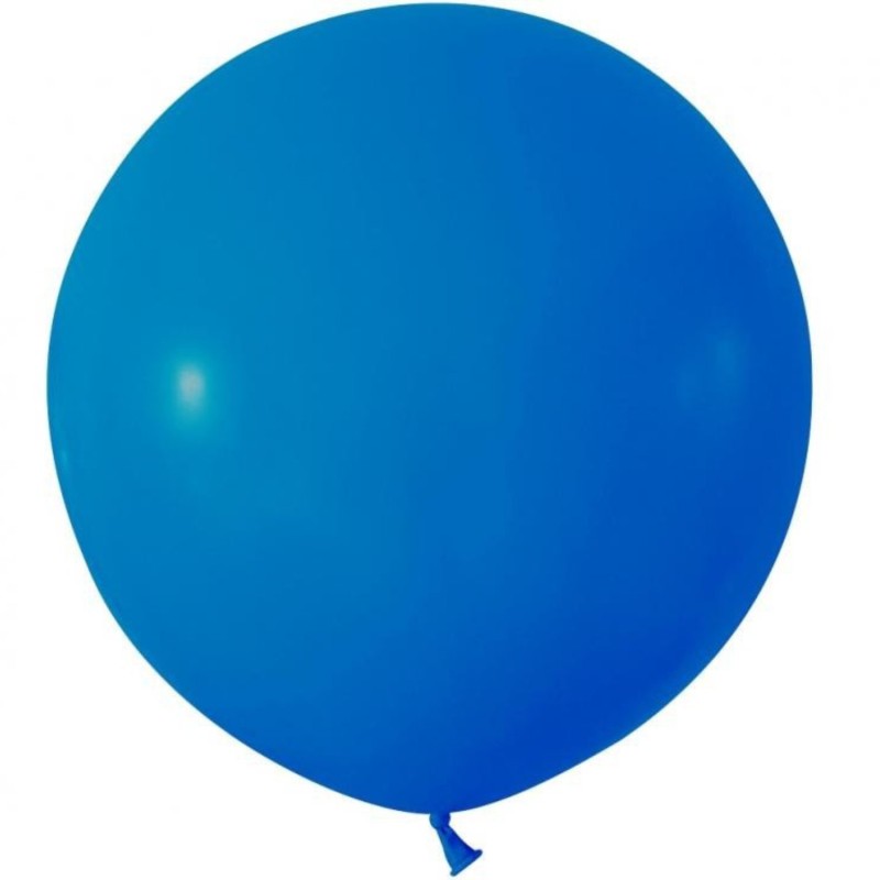 Lateksowe okrągłe Balony Beauty&Charm, pastelowe, niebieskie 24"/ 2 szt.