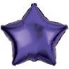 Balon foliowy fioletowy w kształcie gwiazdy, 19"- 48 cm /1szt