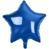 Balon foliowy granatowy w kształcie gwiazdy, 19"- 48 cm /1szt