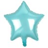 Balon foliowy niebieski w kształcie gwiazdy, 19"- 48 cm /1szt