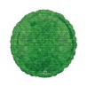 Foliowe Balony zielony z cekinami. 18"- 46 cm / 1 szt. (zapakowany)