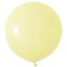 Lateksowe okrągłe Balony Beauty&Charm, makaronowe, waniliowe 24"/ 2 szt.