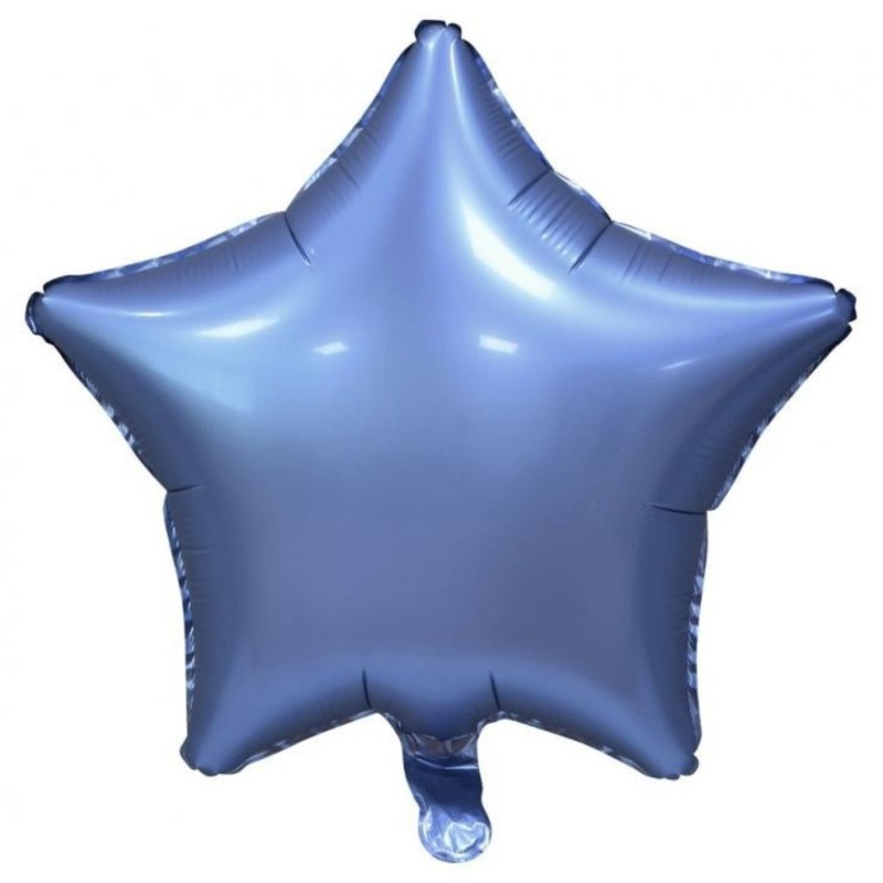 Balon foliowy fioletowy w kształcie gwiazdy, 19"- 48 cm /1szt