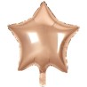 Balon foliowy różowy w kształcie gwiazdy, 19"- 48 cm /1szt