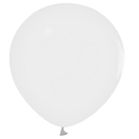 Lateksowe okrągłe Balony Beauty&Charm, pastelowe białe 5"/ 20 szt.