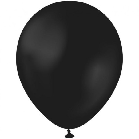 Lateksowe klasyczne Balony Beauty&Charm, pastelowe czarne 5"/ 20 szt.