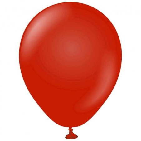 Lateksowe klasyczne Balony Beauty&Charm, pastelowe czerwone 5"/ 20 szt.