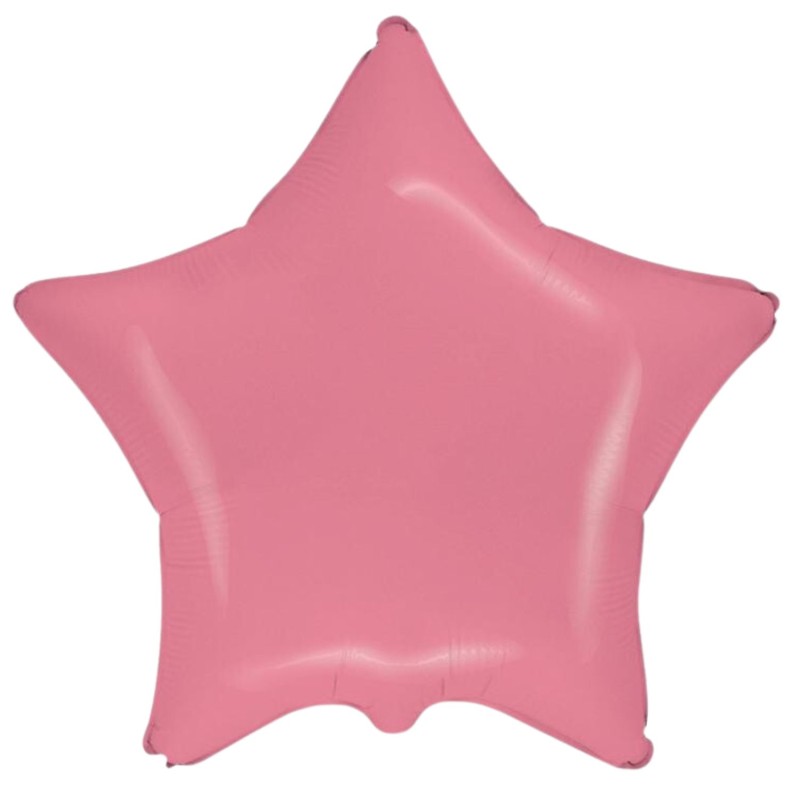 Balon foliowy czerwony w kształcie gwiazdy, 18"- 47 cm /1szt