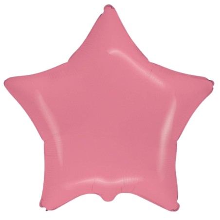 Balon foliowy czerwony w kształcie gwiazdy, 18"- 47 cm /1szt