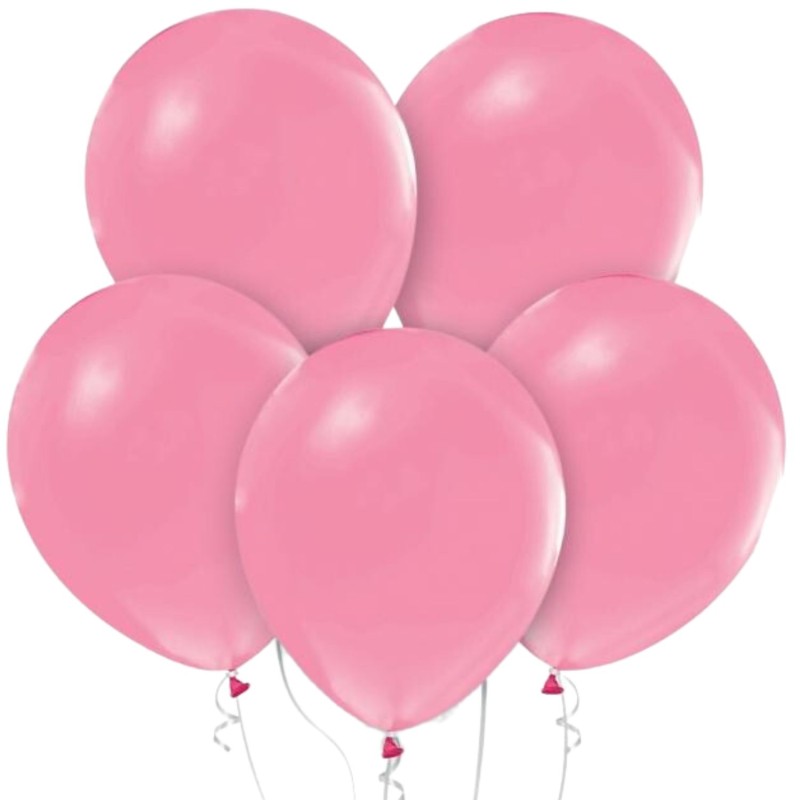 Lateksowe klasyczne Balony Beauty&Charm, pastelowe, różowe 18" / 5 szt.