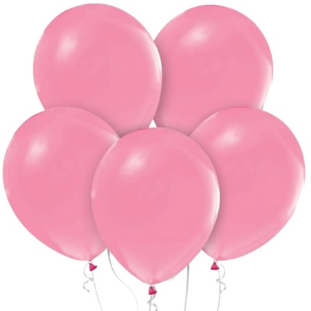Lateksowe klasyczne Balony Beauty&Charm, pastelowe, różowe 18" / 5 szt.