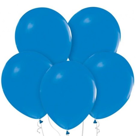 Lateksowe klasyczne Balony Beauty&Charm, pastelowe, niebieskie 18" / 5 szt.