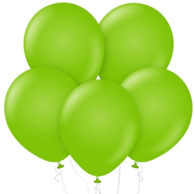 Lateksowe klasyczne Balony Beauty&Charm, pastelowe, pistacjowe 18" / 5 szt.