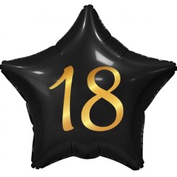 Balon foliowy czarny z...