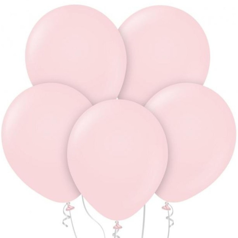 Lateksowe klasyczne Balony Beauty&Charm, bladoróżowe 12"/ 50 szt.