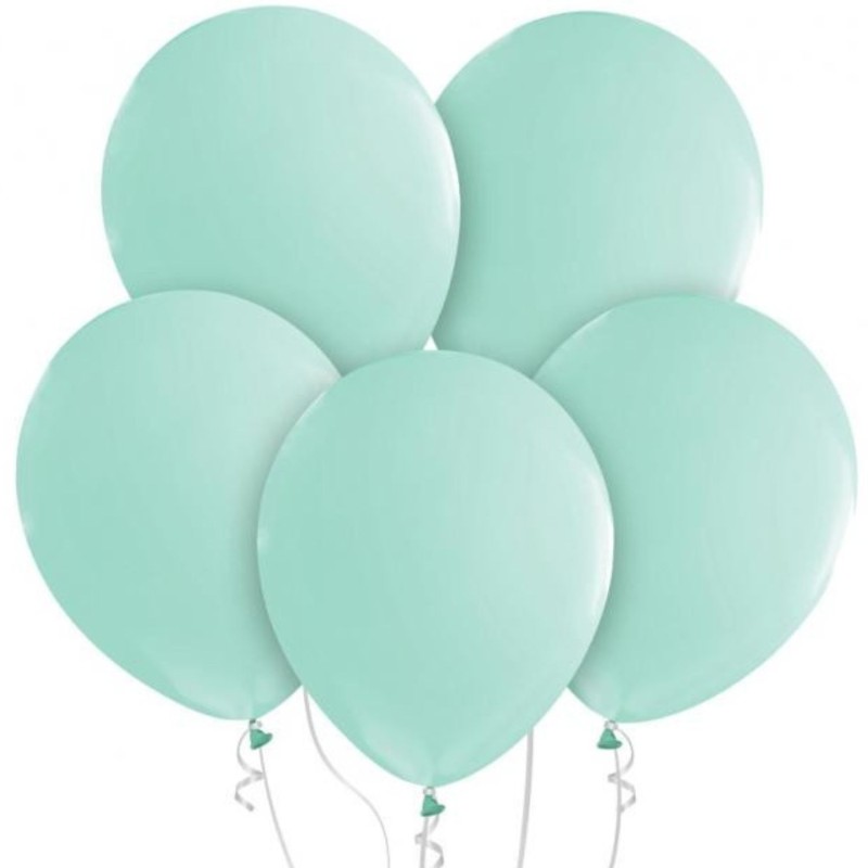 Lateksowe Balony Beauty&Charm, makaronowe zielone 12"/ 50 szt.