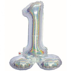 Balon foliowy srebrna...