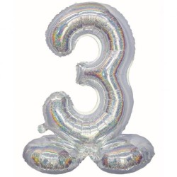 Balon foliowy srebrna...