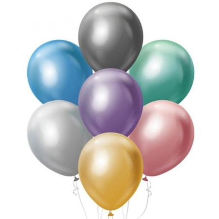 Lateksowe klasyczne Balony Beauty&Charm, platynowe mix 12"/ 50 szt.