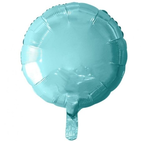 Foliowe niebieski balony okrągłe, 18” - 46 cm. 1 szt.
