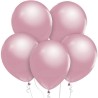 Lateksowe klasyczne Balony Beauty&Charm, metaliki j. różowe 12"/ 50 szt.