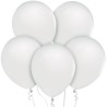 Lateksowe klasyczne Balony Beauty&Charm, metaliki białe 12"/ 50 szt.