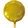 Foliowe złote balony okrągłe, 18” - 46 cm. 1 szt.