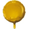 Foliowe złote balony okrągłe, 18” - 46 cm. 1 szt.