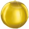 Foliowe złote balony kuliste, 16” - 40 cm. 1 szt.