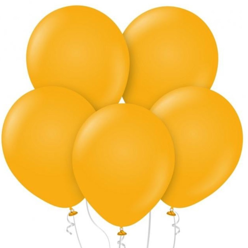 Lateksowe klasyczne Balony Beauty&Charm, pastelowe bursztynowe 12"/ 50 szt.