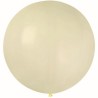 Lateksowe beżowe balony kuliste, 31” - 80 cm. 1 szt.