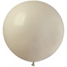 Lateksowe beżowe balony kuliste, 31” - 80 cm. 1 szt.