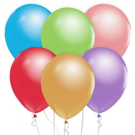 Lateksowe klasyczne Balony Beauty&Charm, metaliki mix kolorów 12"/ 50 szt.