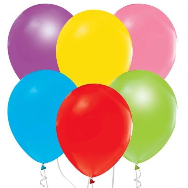 Lateksowe klasyczne Balony Beauty&Charm, pastelowe mix różnokolorowe 12"/ 50 szt.