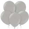 Lateksowe klasyczne Balony Beauty&Charm, pastelowe szare 12"/ 50 szt.
