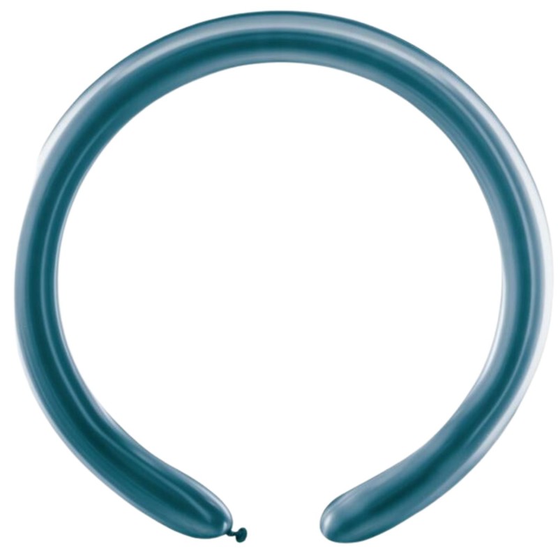 Lateksowe Balony do modelowania DB4 - Rurki włoskie shiny niebieskie/ 100 szt.