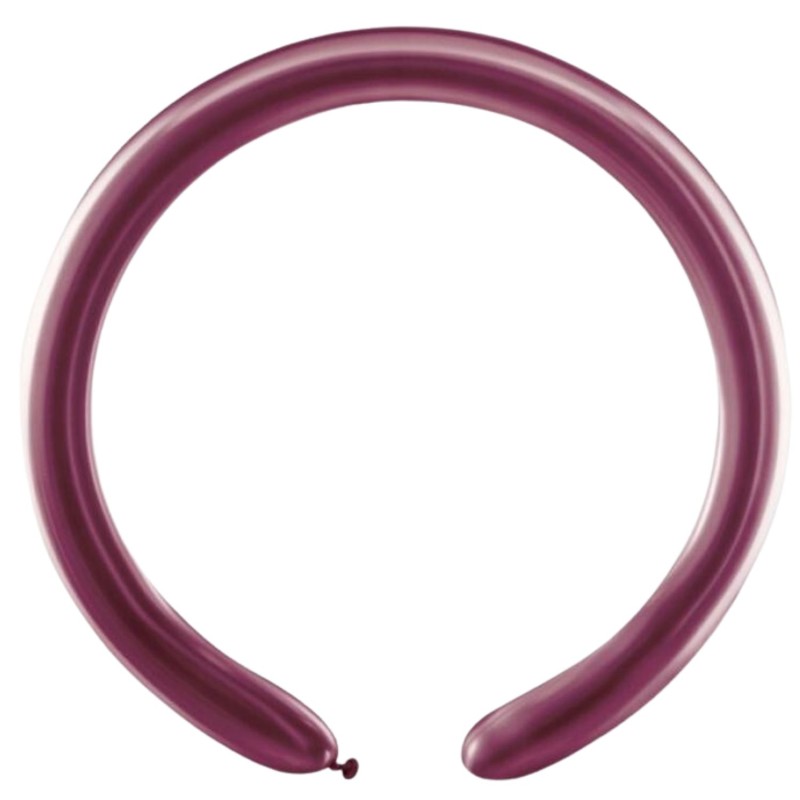 Lateksowe Balony do modelowania DB4 - Rurki włoskie shiny różowe 91/ 100 szt.