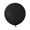 Lateksowe okrągłe czarne Balony Beauty&Charm, pastelowe, 24"/ 2 szt.