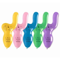 Lateksowe Balony Kolorowe w kształcie "Kaczki". 30"- 76 cm / 50 szt.