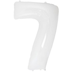 Balon foliowy biały "cyfra...