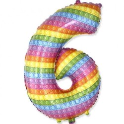 Balon foliowy kolorowy w...