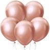 Lateksowe klasyczne Balony Beauty&Charm, platynowe różowo-złote 12"/ 7 szt.