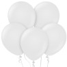 Lateksowe klasyczne Balony Beauty&Charm, pastelowe białe 12"/ 50 szt.