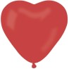 Lateksowe balony w kształcie serca Balony CR6 pastel małe - ciemne czerwone 45/ 100 szt.