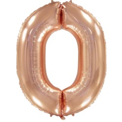 Balon foliowy różowo-złota...